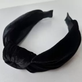 Solid Color Velvet Knotted Headband (4 colors)