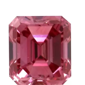 0.30 CARAT EMERALD CUT NATURAL FANCY INTENSE PINK LOOSE PINK ARGYLE DIAMOND CERTIFIED SI1 0.30 CT FIP 3P BY MIKE NEKTA NYC