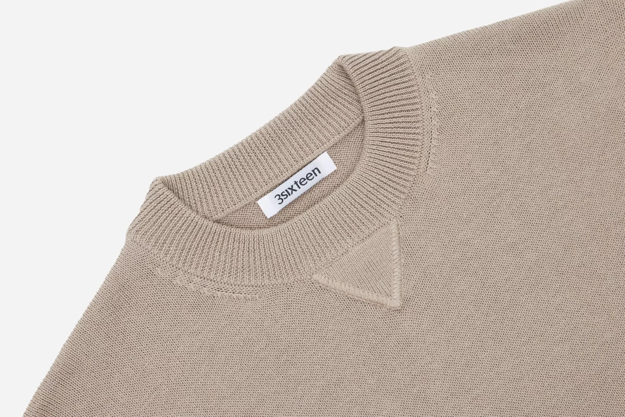 3sixteen - Knit T-Shirt in Tan