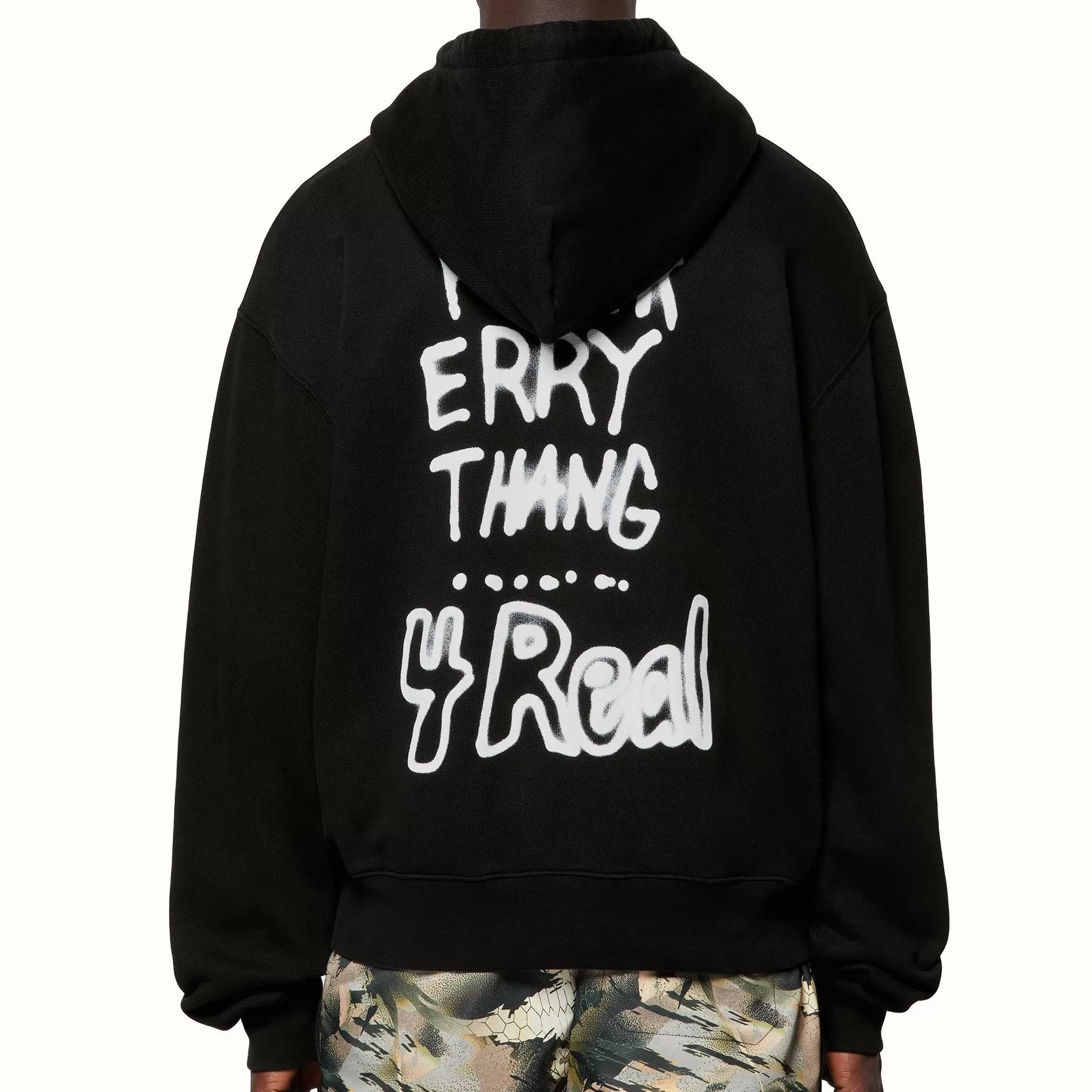 (70% OFF) HERON PRESTON Errythang Hoodie Black