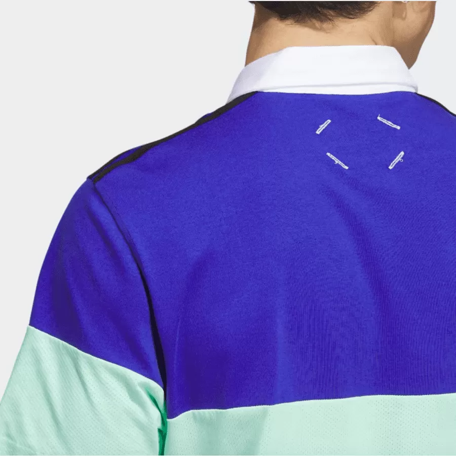 Adicross Block Golf Polo Shirt - Blue