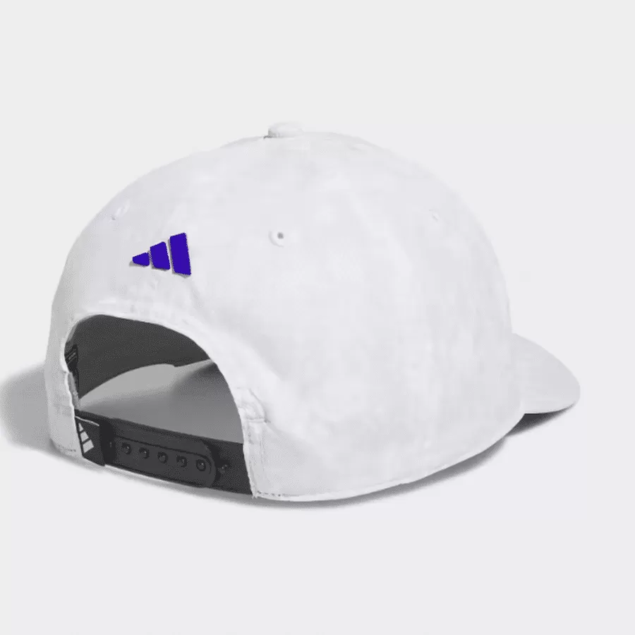 Adidas 3-Stripes Printed Tour Golf Hat - White