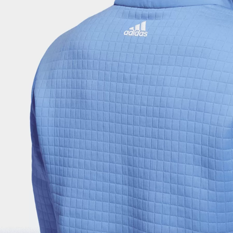 Adidas (DWR) Water Repellent 1/4 Zip Pullover - Blue