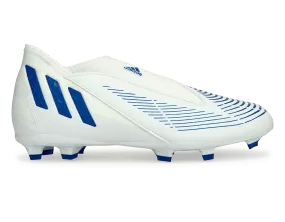 adidas Kids Predator Edge.3 LL FG White/Hi-Res Blue