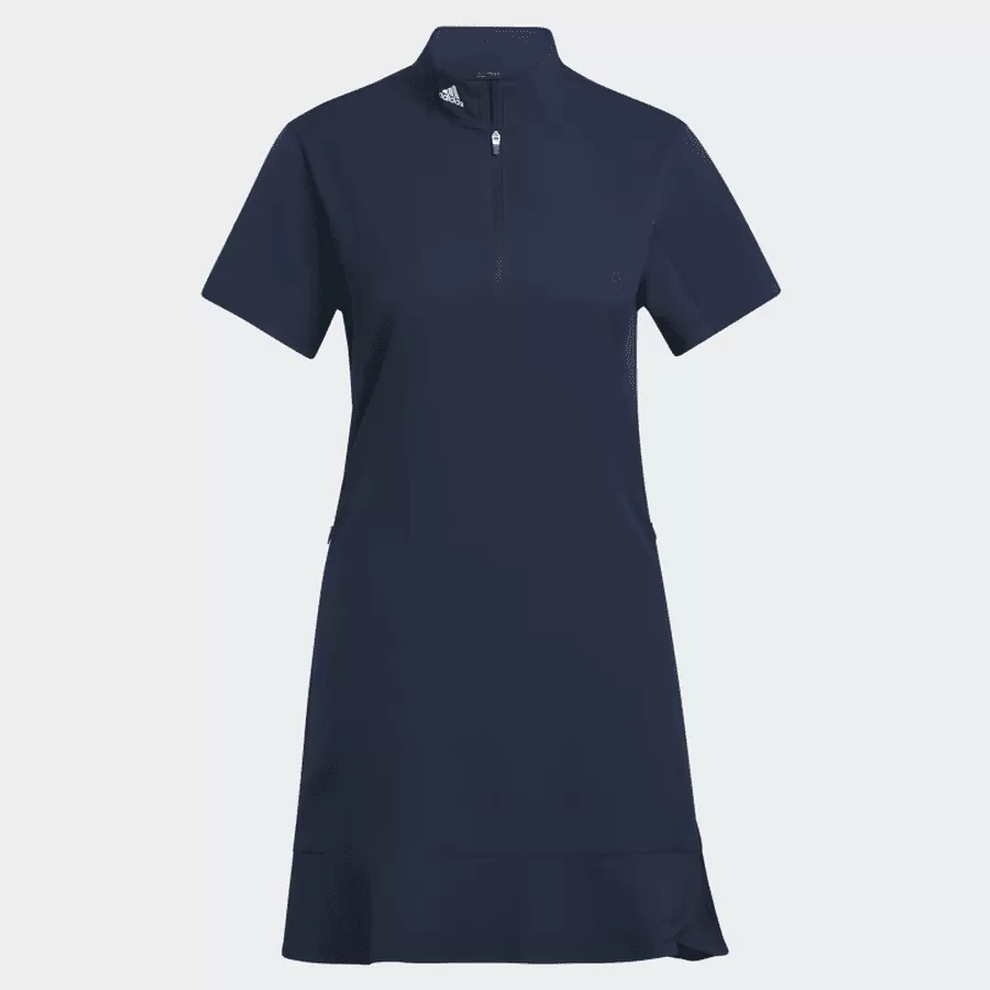 Adidas Ladies Frill Dress - Blue