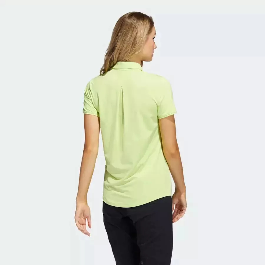 Adidas Ladies Ultimate365 Solid Polo Shirt Green