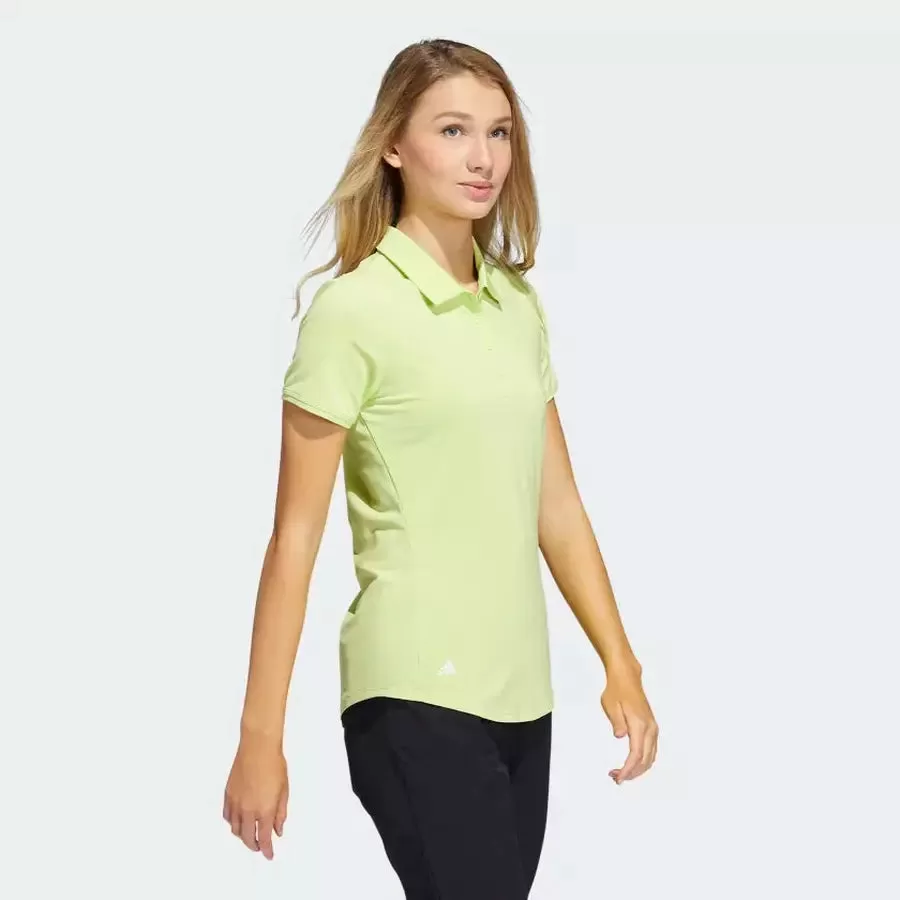 Adidas Ladies Ultimate365 Solid Polo Shirt Green