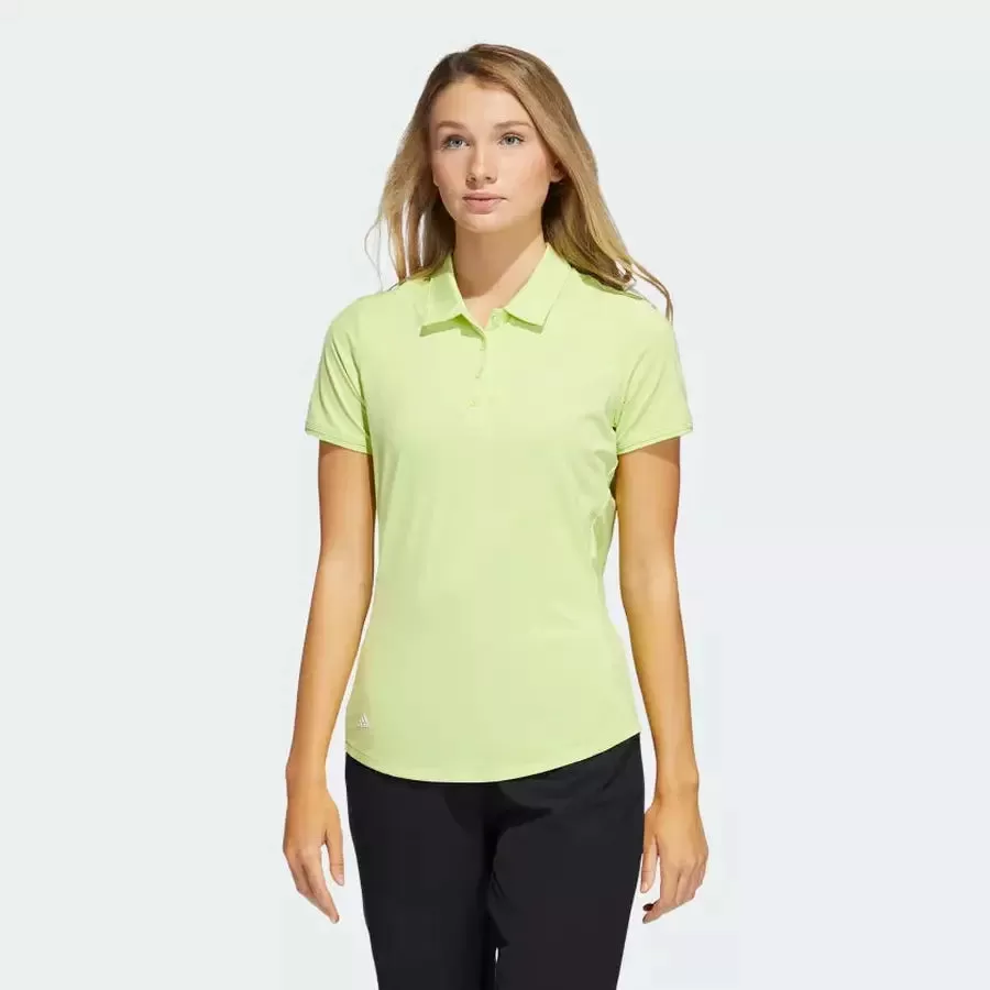 Adidas Ladies Ultimate365 Solid Polo Shirt Green