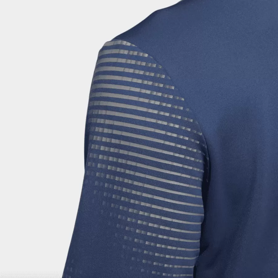 Adidas Statement COLD.RDY Long Sleeve Polo Shirt - Navy