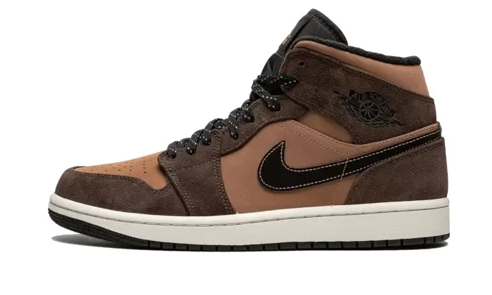 Air Jordan 1 Mid Earthy Brown