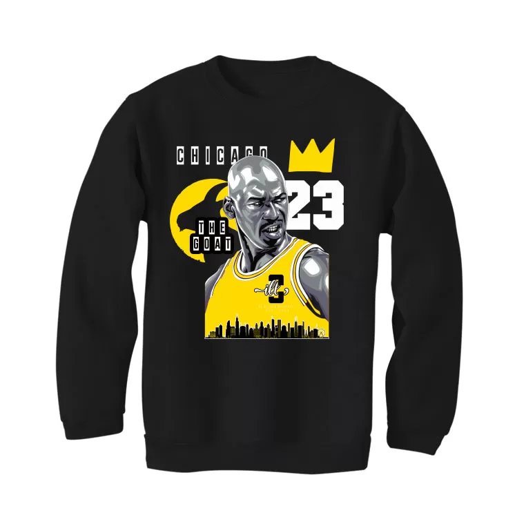 Air Jordan 4 "Thunder"| Illcurrency Black T-Shirt (Chicago King 23)