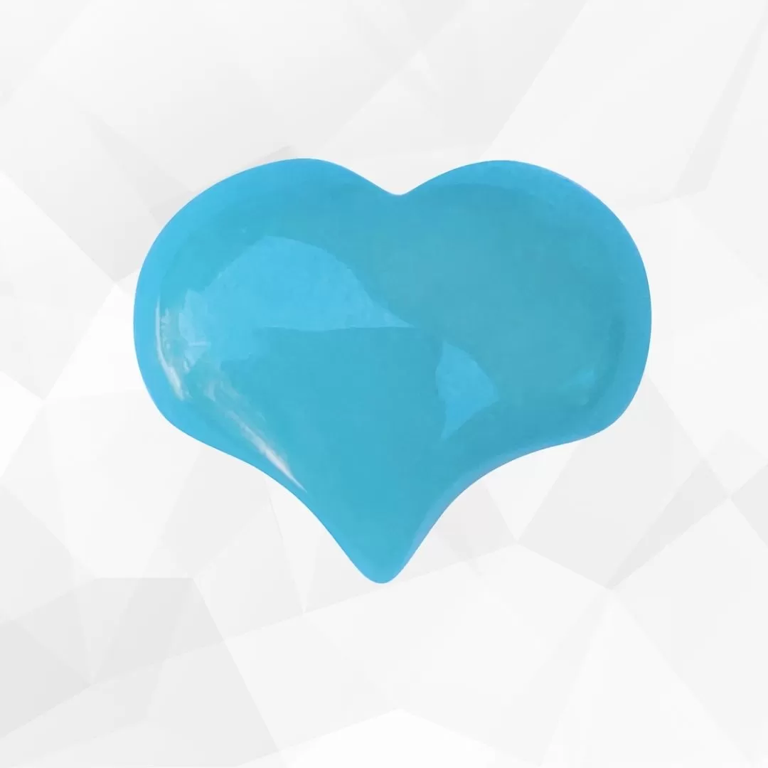 Amazonite Heart Shaped Healing Gemstone for Courage