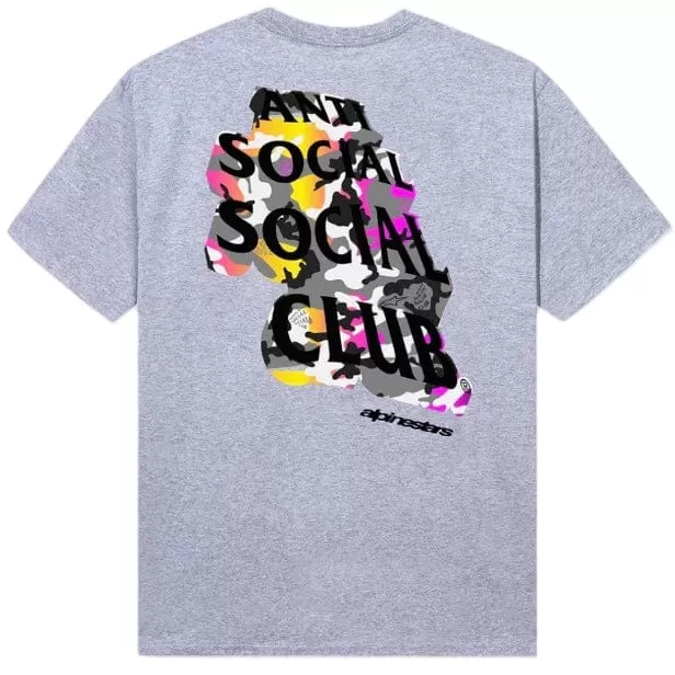 Anti Social Social Club ASSC x Alpinestars Apex Tee (Heather Grey)