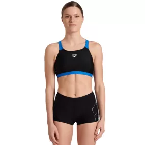 Arena Dive Energy women's bikini swimsuit 007211500 black-china blue