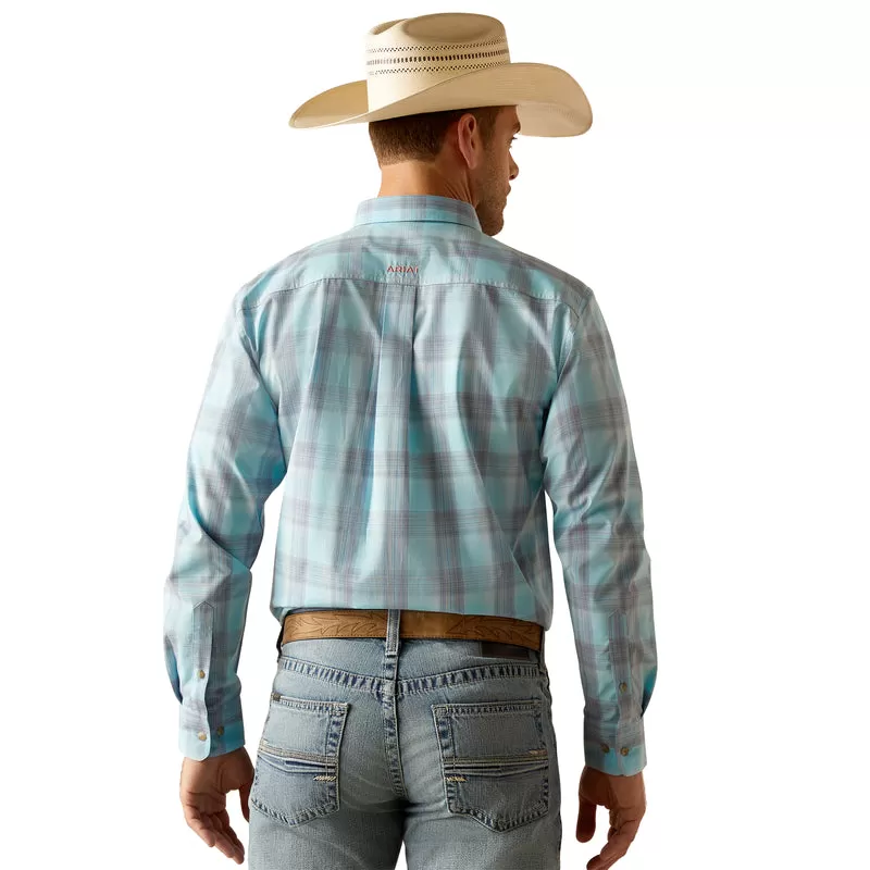 'Ariat' Men's Pro Series Kane Button Down - Sky