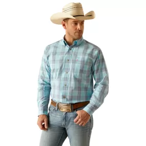 'Ariat' Men's Pro Series Kane Button Down - Sky