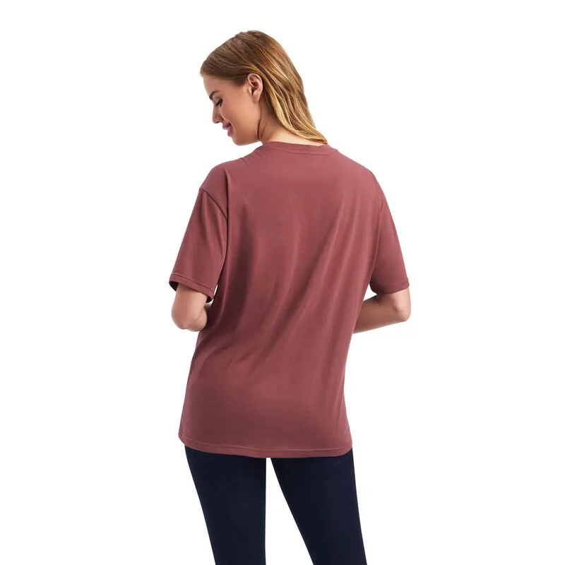 Ariat Womens Wanted Tee - Wild Ginger