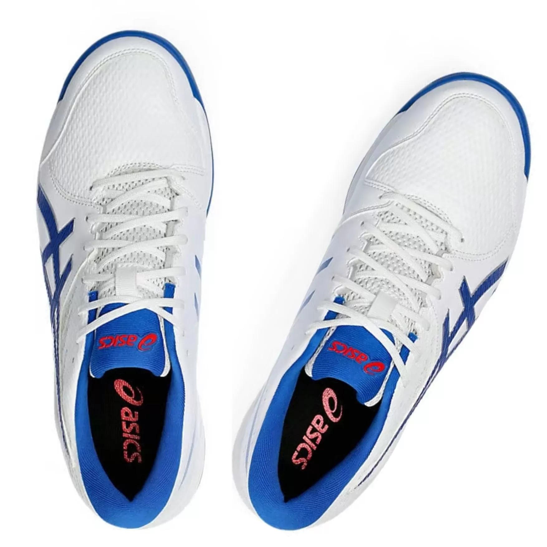 Asics Gel-Peake 2 White Tuna Blue Cricket Shoes 2024 MODEL