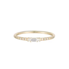 Baguette Diamond Petite Equilibrium Ring