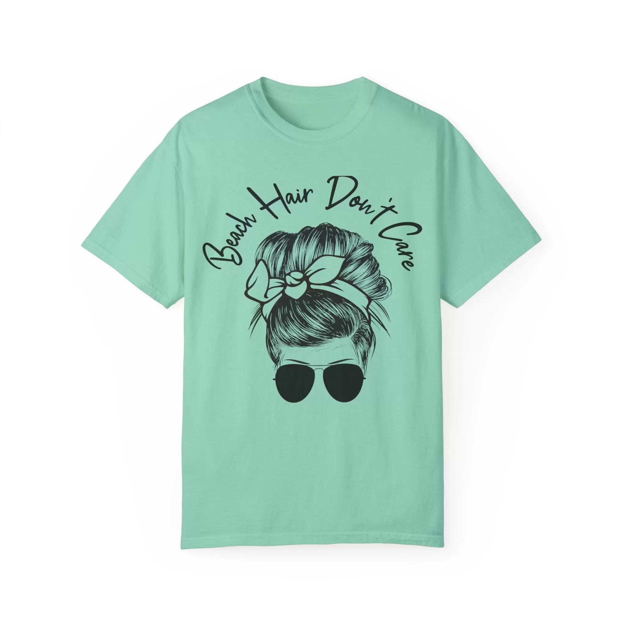 Beach Hair Don't Care Vacation Shirt TShirt Mother's Day Comfort Colors T-Shirt