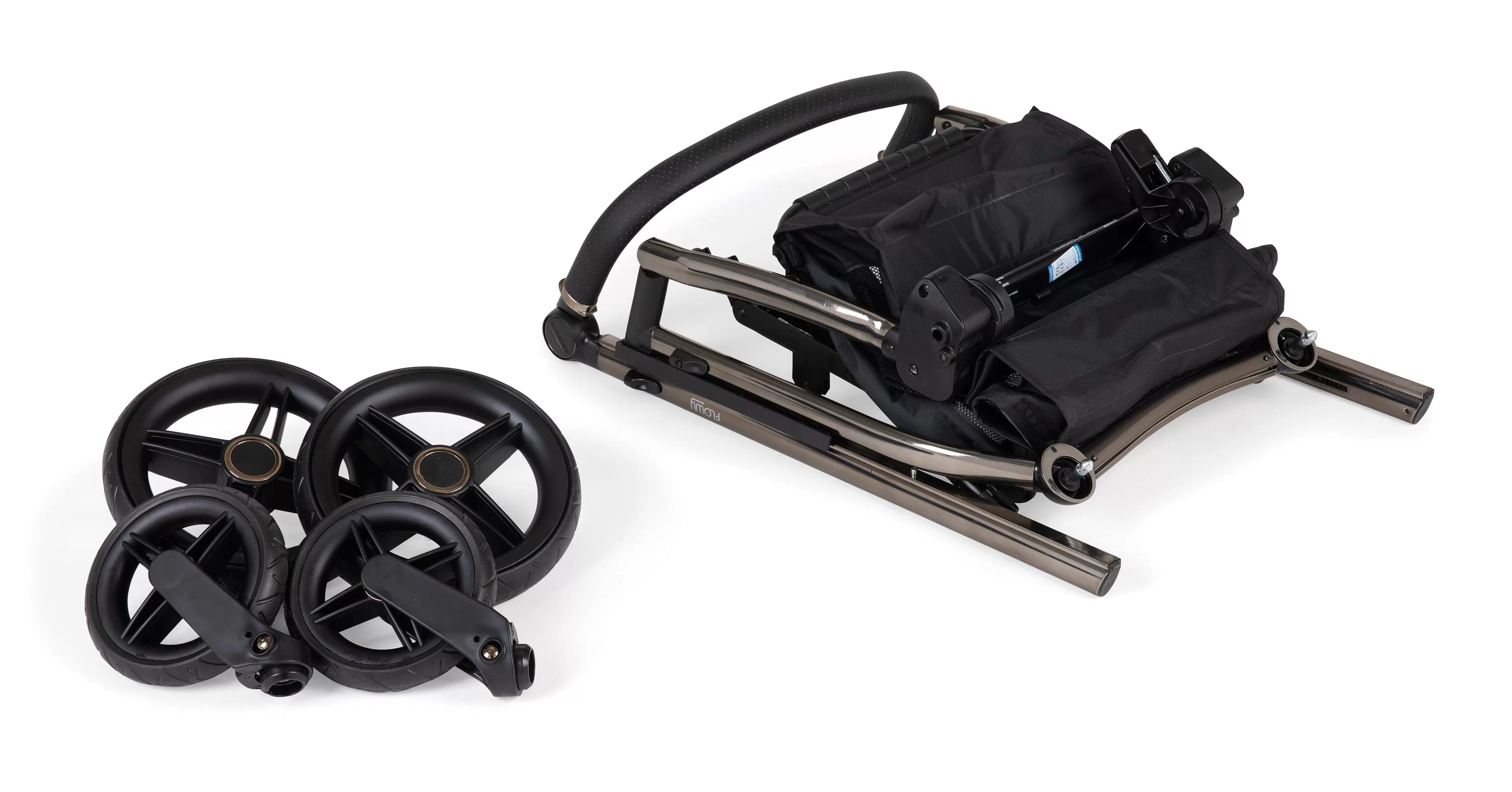 Bebecar Flowy 3 in 1 Travel System - Black