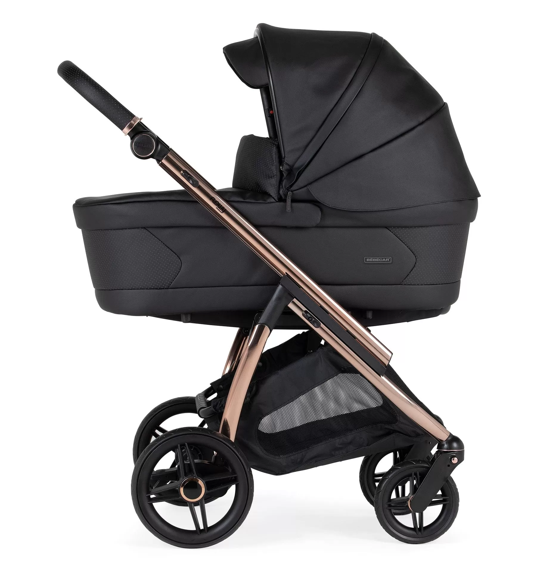 Bebecar Flowy 3 in 1 Travel System - Black