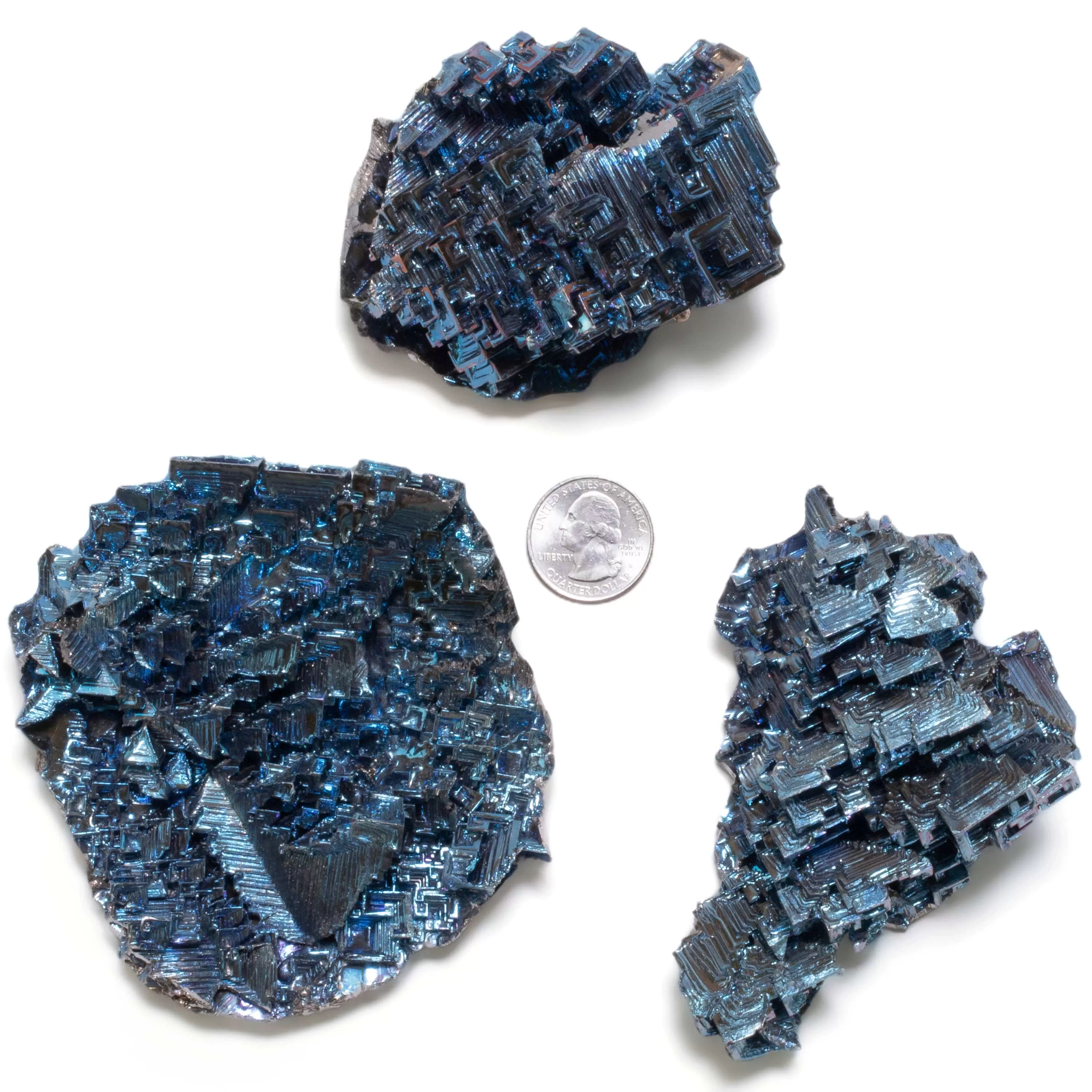 Blue Bismuth Geode - Small