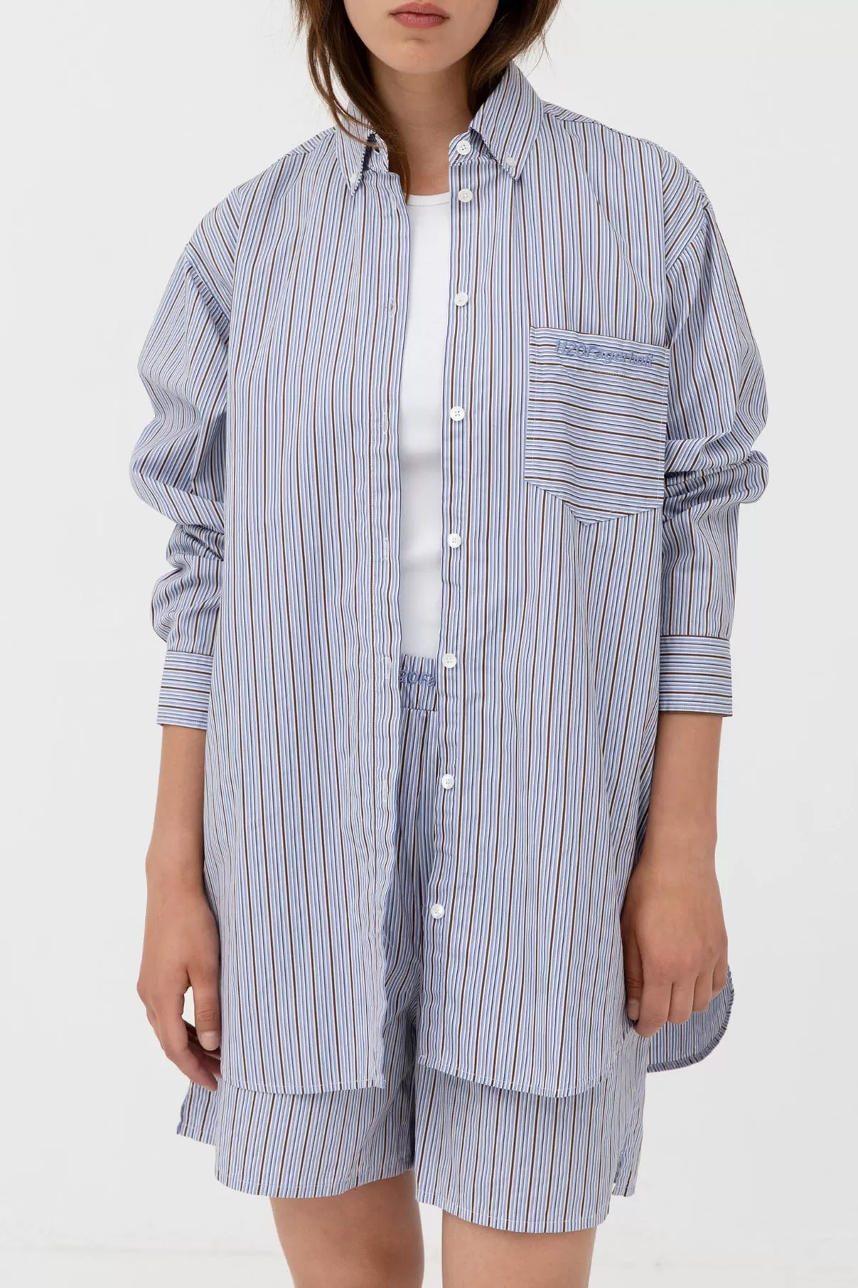 Bluse PJ in Blue Stripe