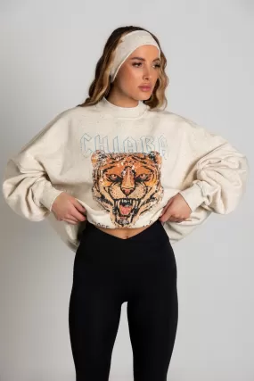 Bluza oversize ROAR - konopia