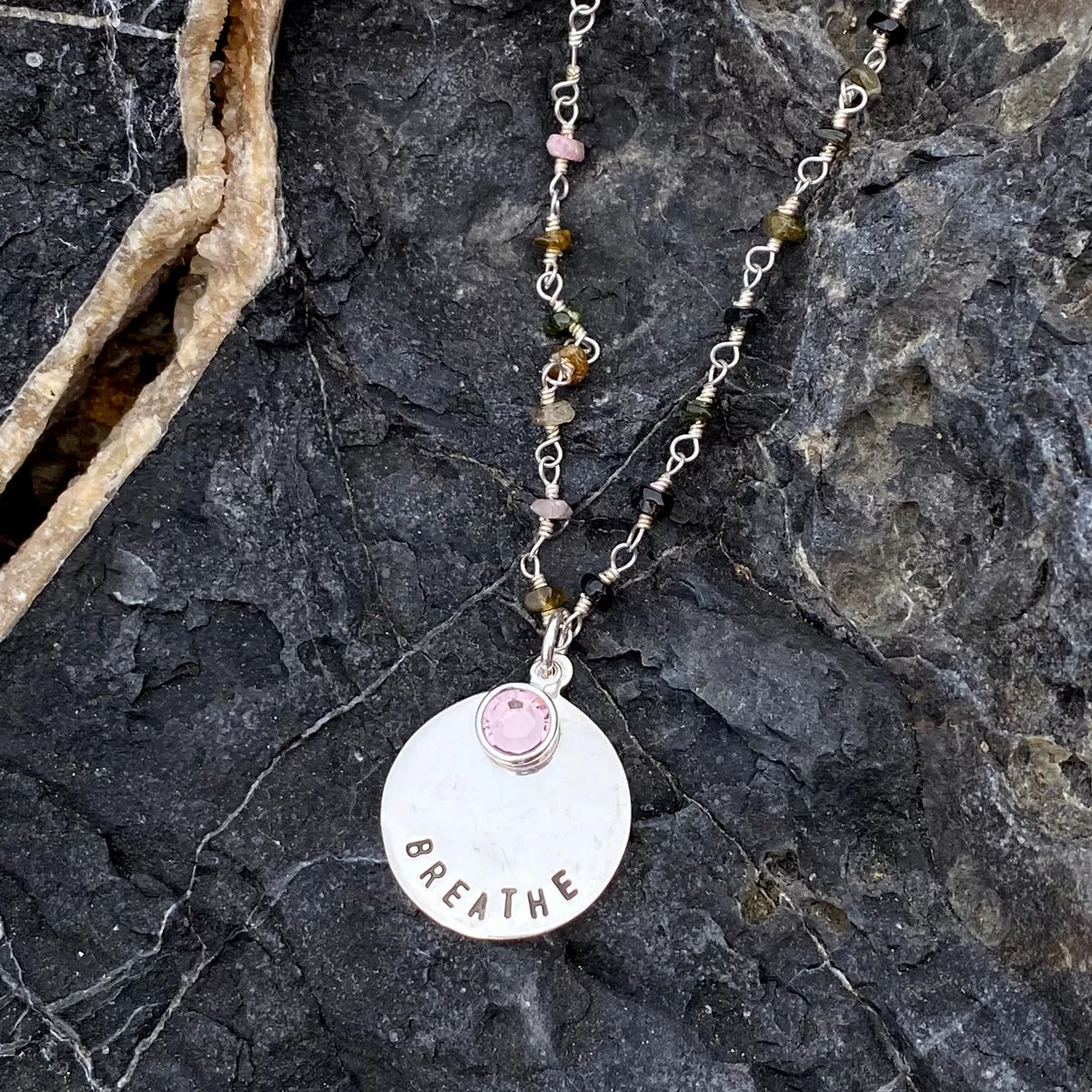 BREATHE Tourmaline Necklace for Understanding