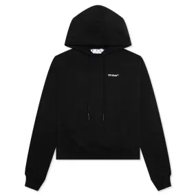 Caravaggio Crowning Over Hoodie - Black/White