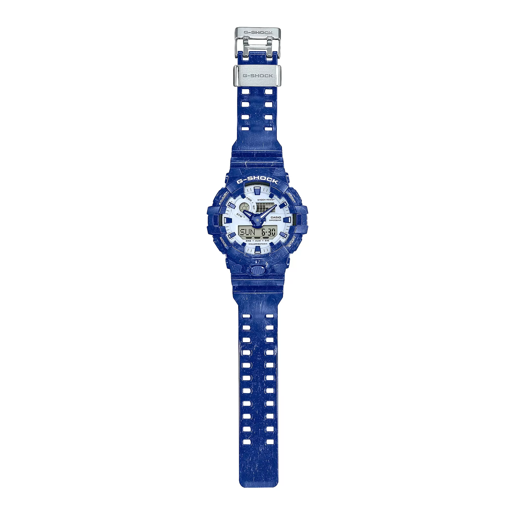 CASIO G-SHOCK GA700BWP-2A Blue and White Pottery Watch