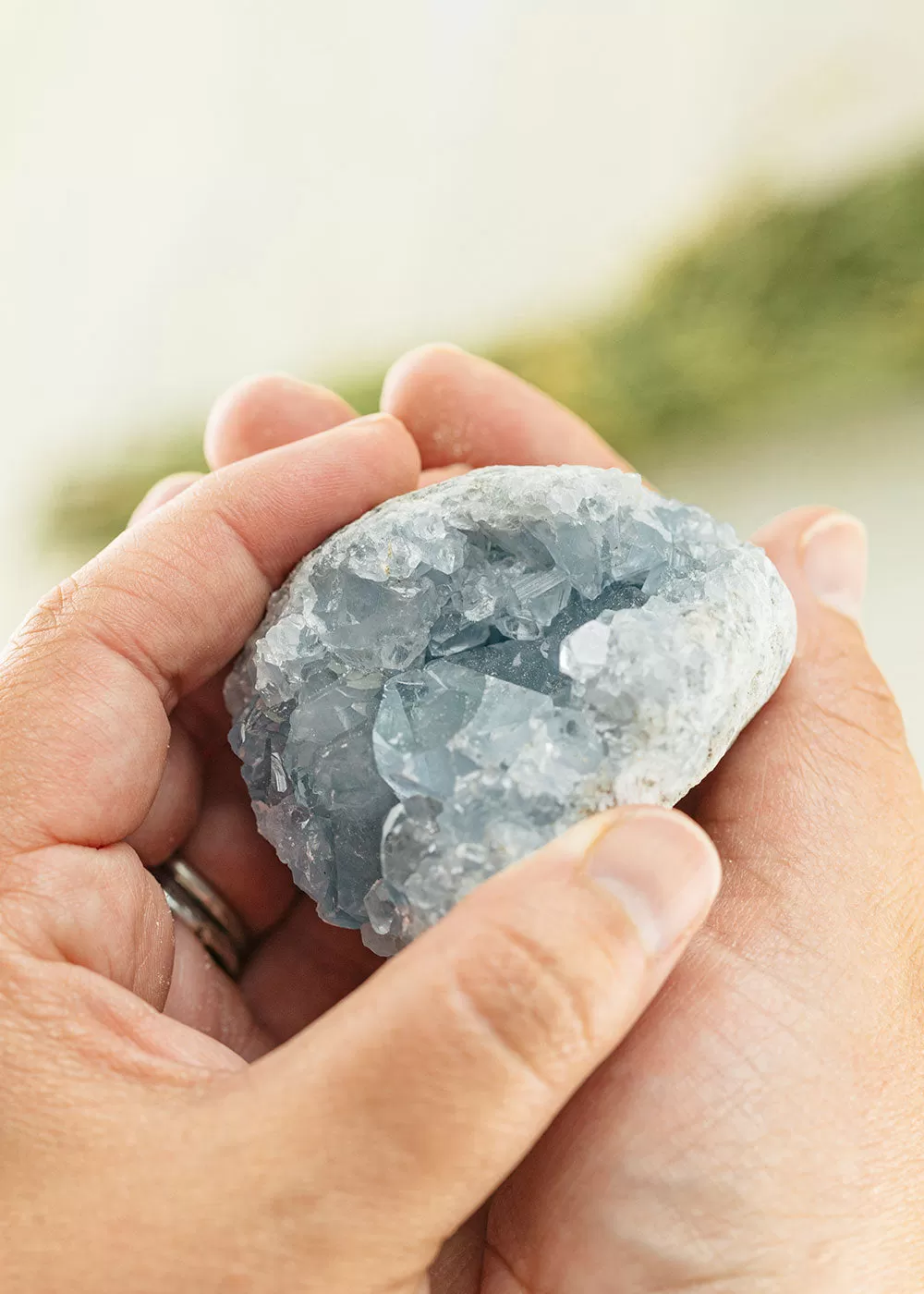 Celestite Geode for Tranquility