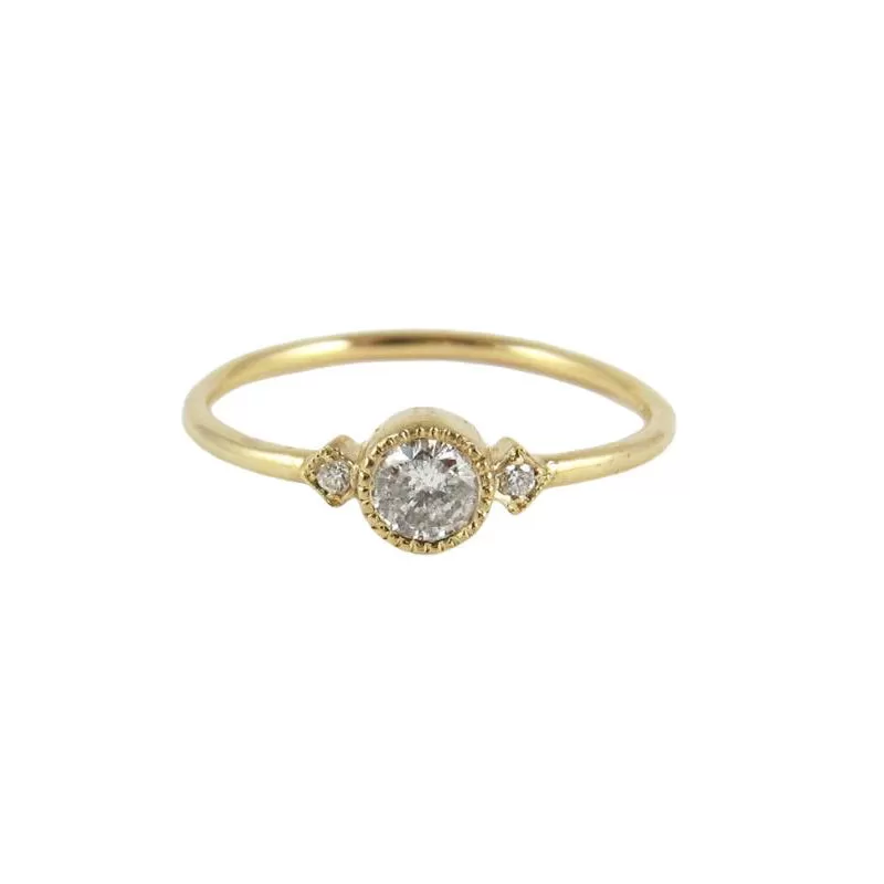 Champagne Diamond Sotto Voce Ring