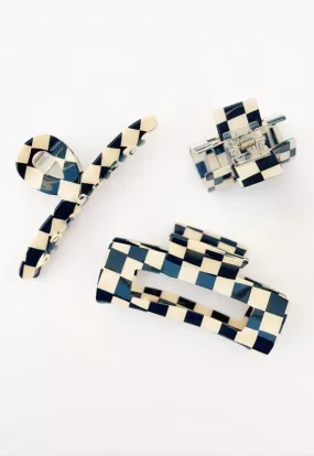 Checkered Claw Clip