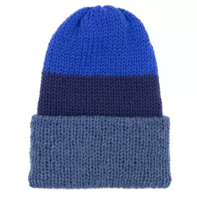 Chimney O.G. Fold Beanie Atlantic Blue/Dark Navy/Pop Blue