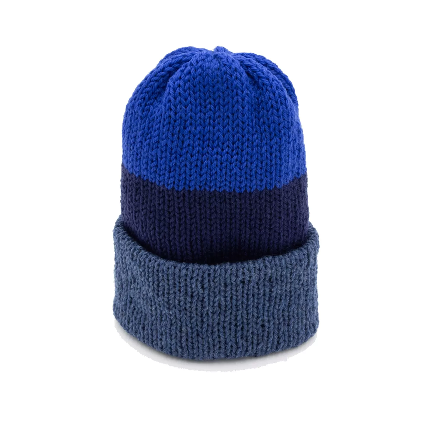 Chimney O.G. Fold Beanie Atlantic Blue/Dark Navy/Pop Blue