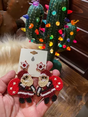 Christmas festive earrings