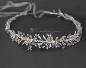 Crystal Bridal Halo Headpiece