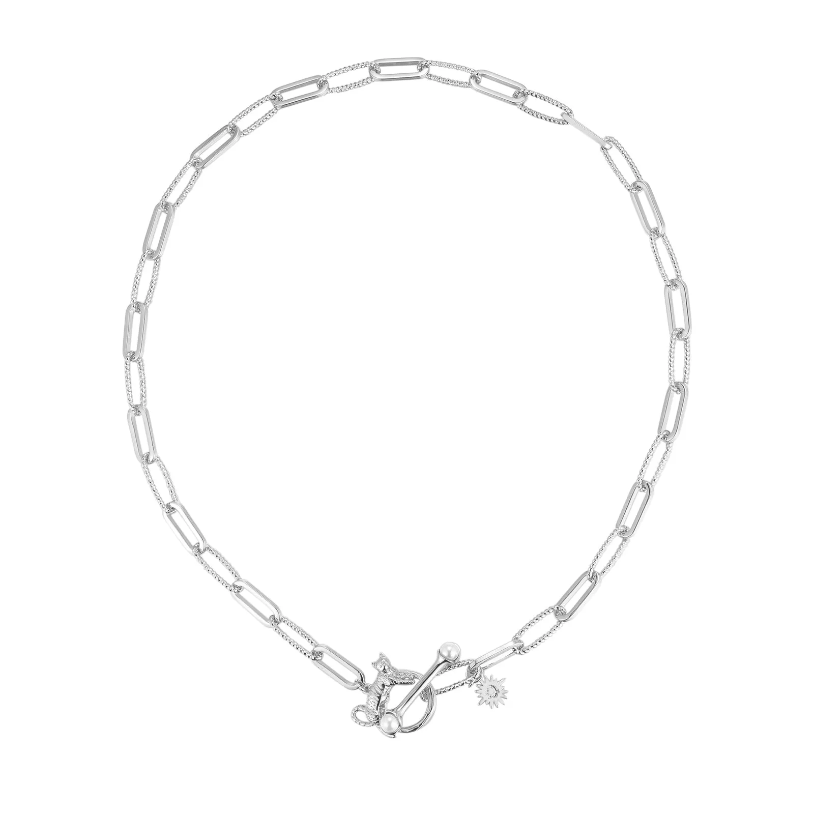 Cynthia x Love by the Moon - Silver Cat Toggle Choker