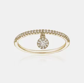 Dangling Diamond Ring