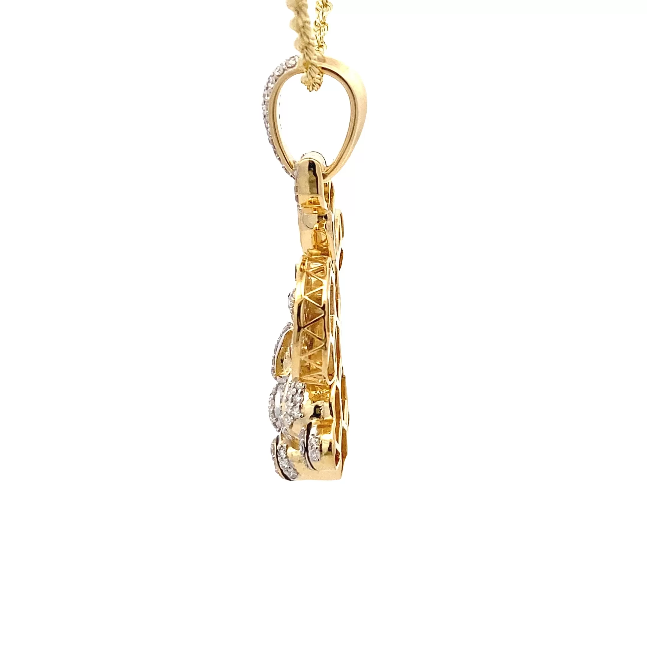 Diamond 2.54Ctw Character Pendant