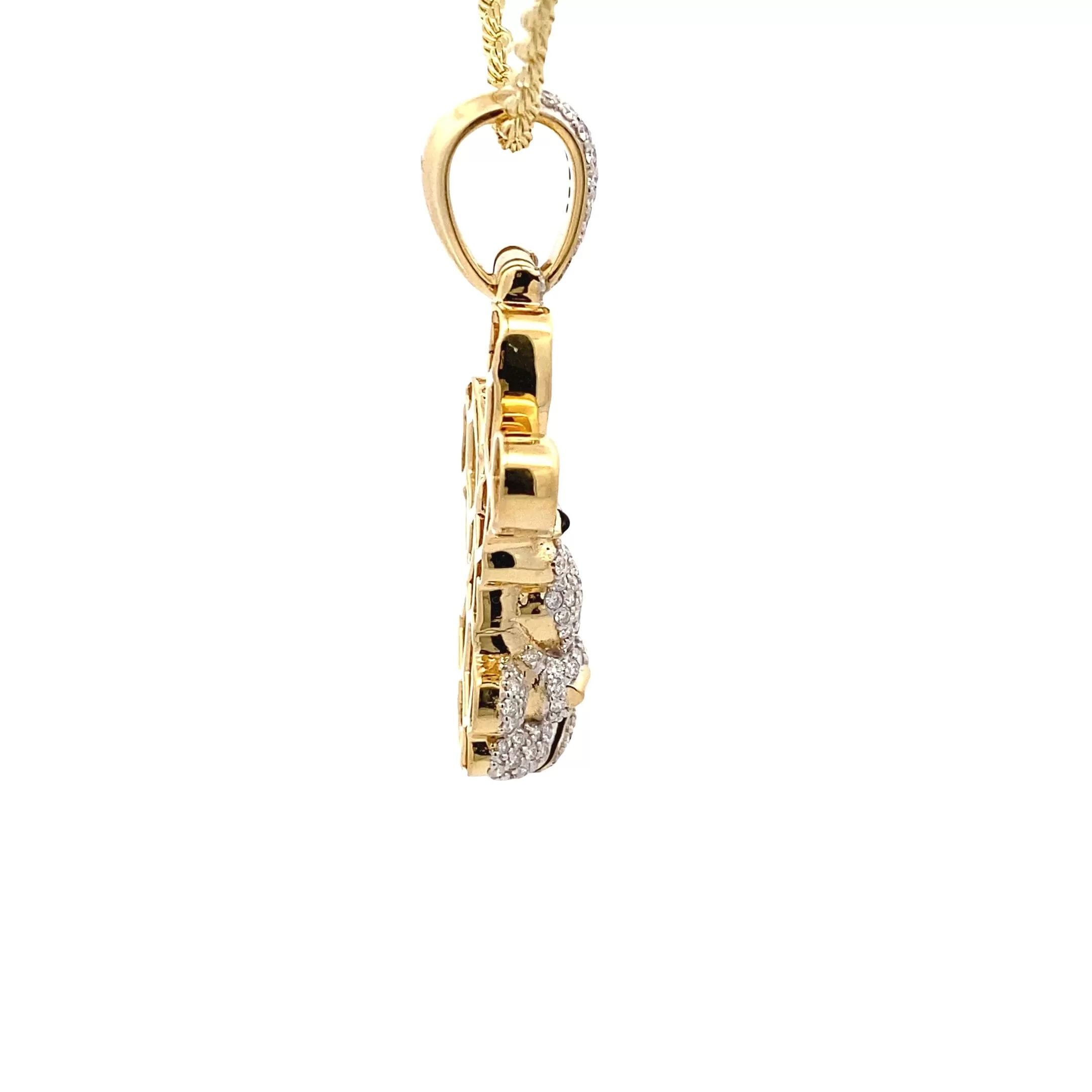 Diamond 2.54Ctw Character Pendant