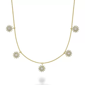 Diamond Starburst Necklace