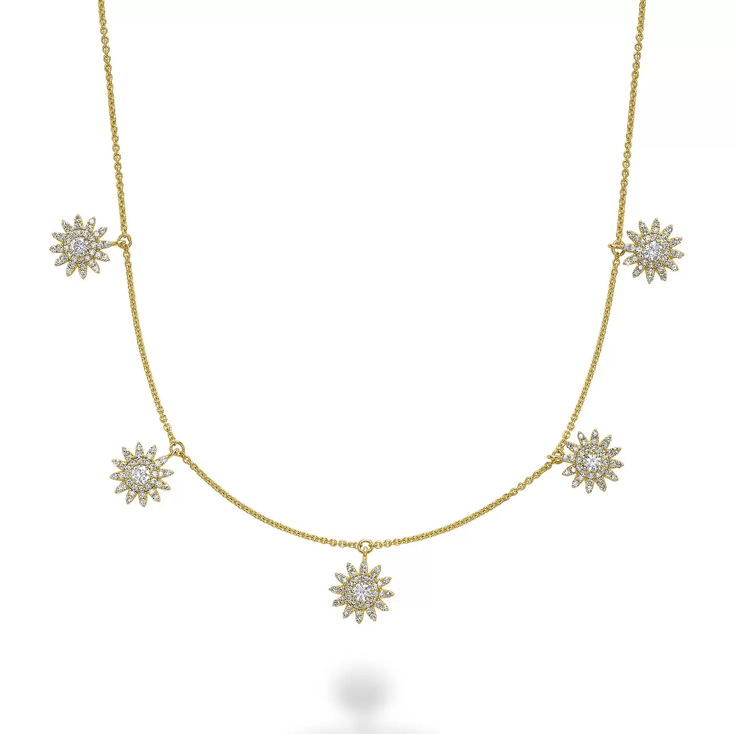 Diamond Starburst Necklace