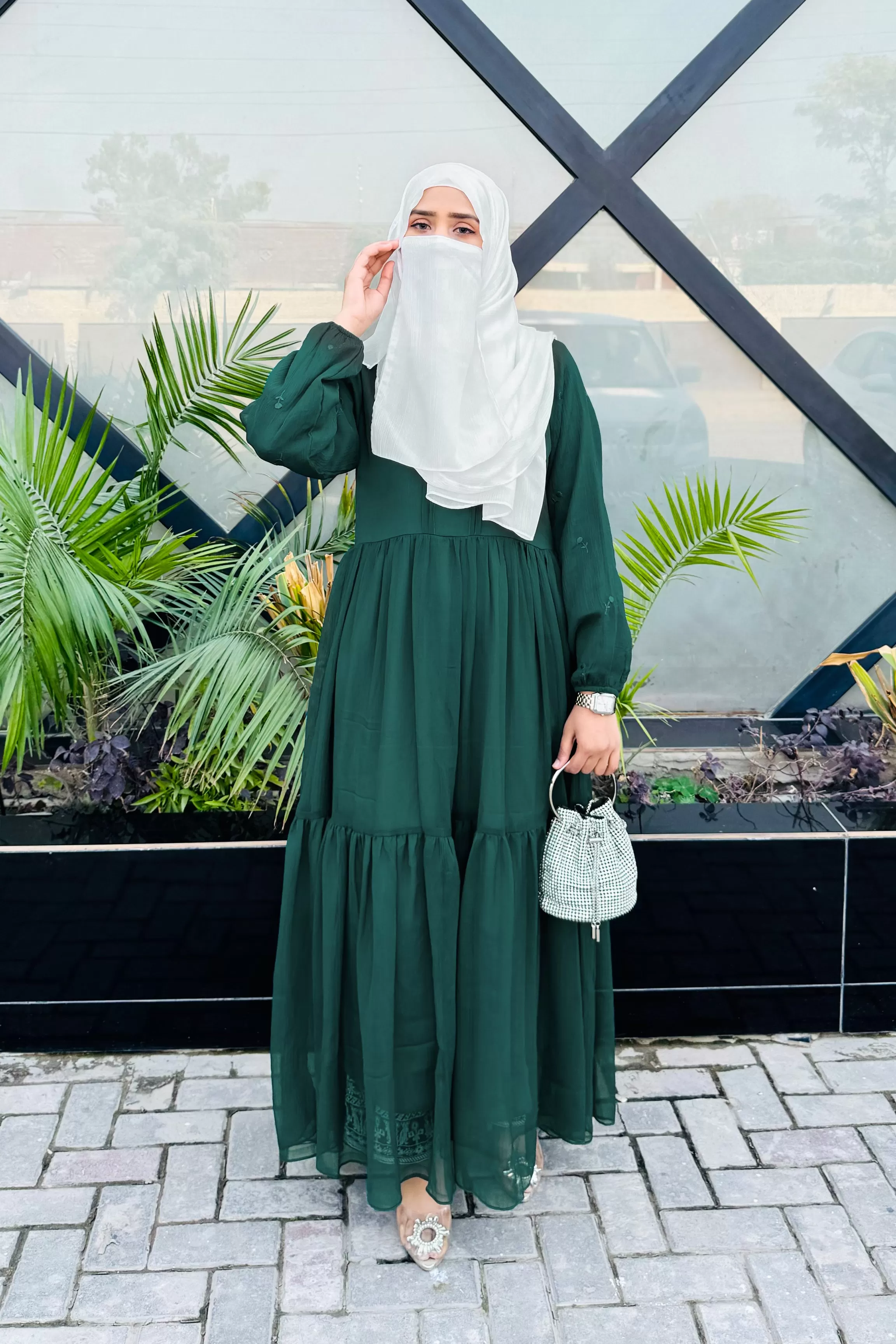 Dream Embroidered Modest Dress