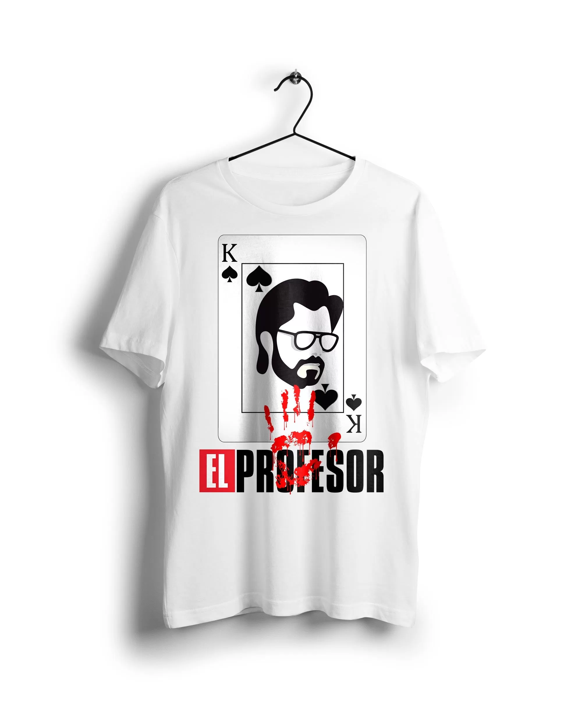 El Professor La Casa De Papel - Digital Graphics Basic T-shirt White