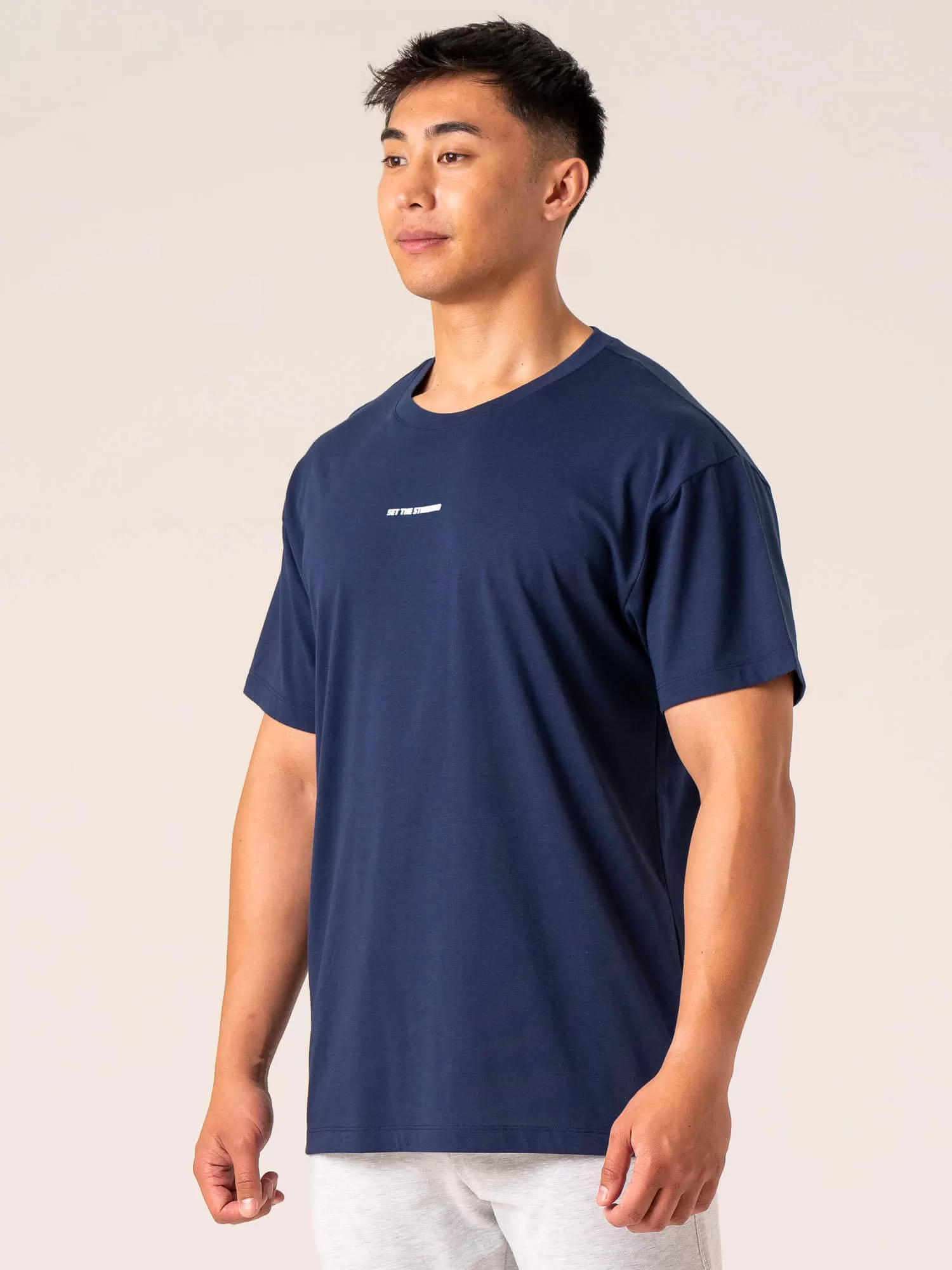 Emerge Oversized T-Shirt - Navy