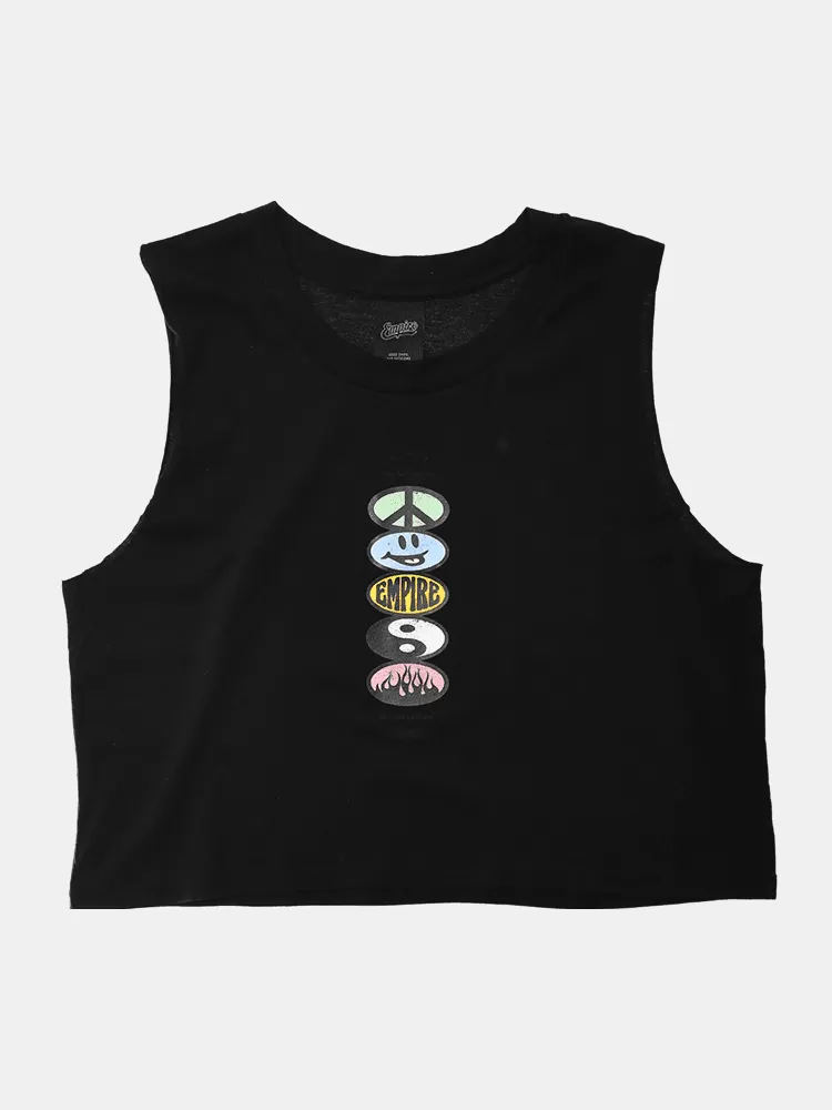 Empire Hippie Flux Icon Tank - Black