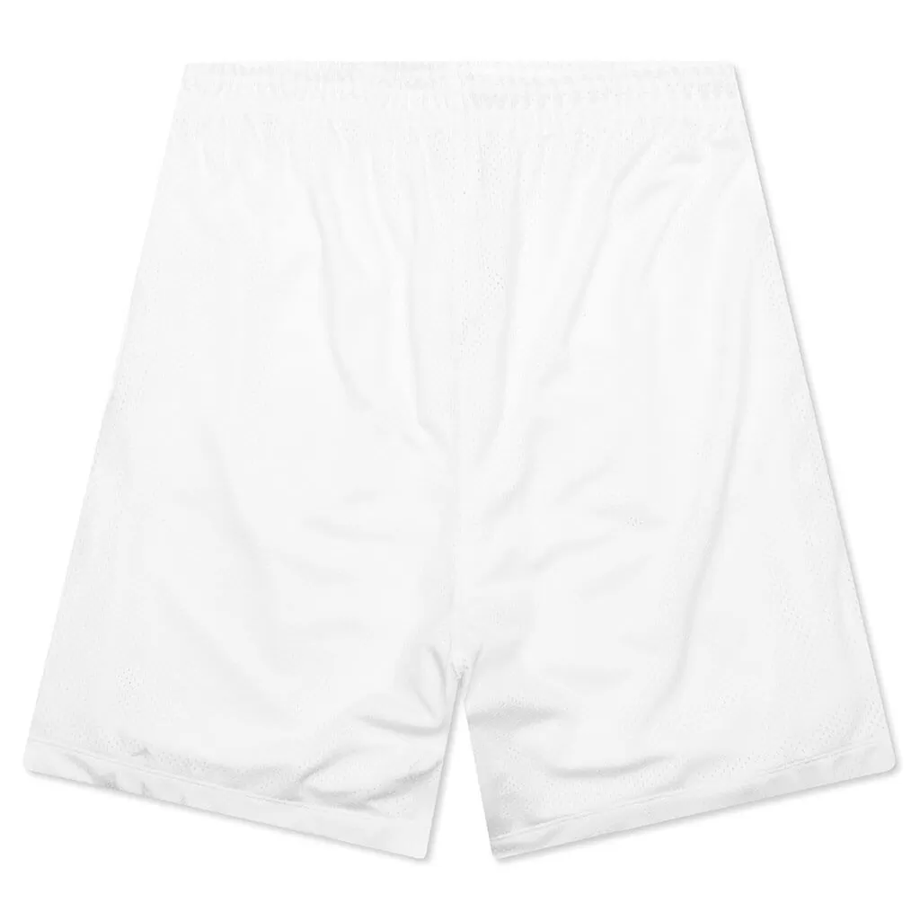 Essentials Shorts - White/Lucky Green